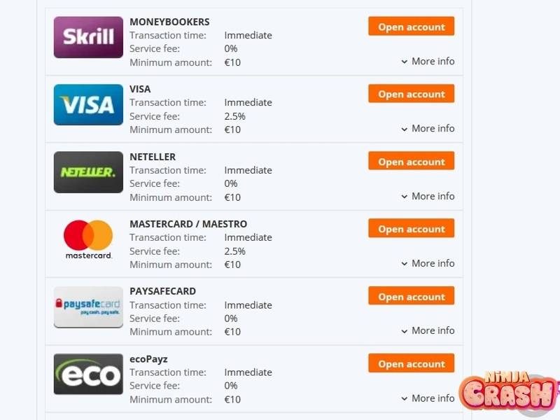 Hacer un ingreso en Betsson