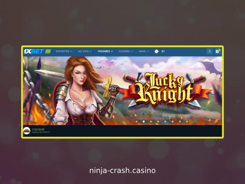 Wie man Ninja Crash bei 1Xbet spielt