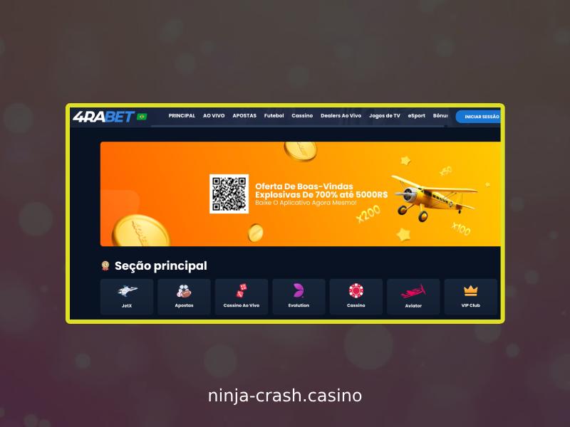 Играйте в Ninja Crash в 4RaBet