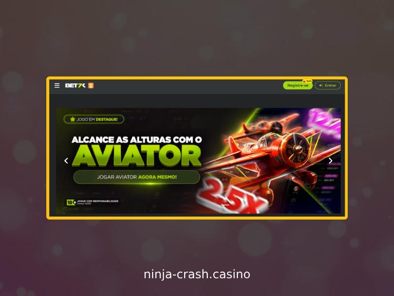 Jogar Ninja Crash na Bet7k