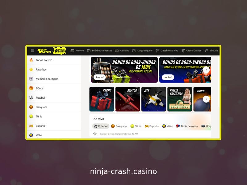 Juega a Ninja Crash en Parimatch