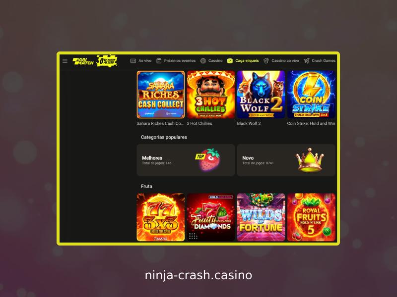 Geld abheben nach dem Spielen von Ninja Crash