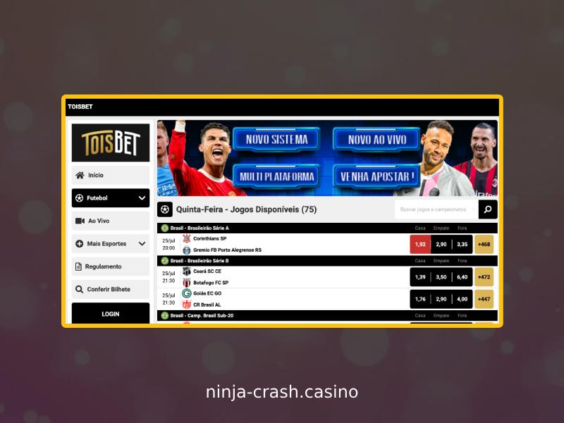 Spielen Sie Ninja Crash bei ToisBet