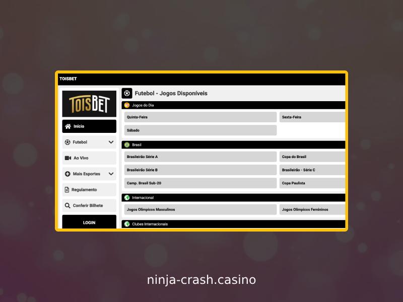 How to start playing Ninja Crash at ToisBet